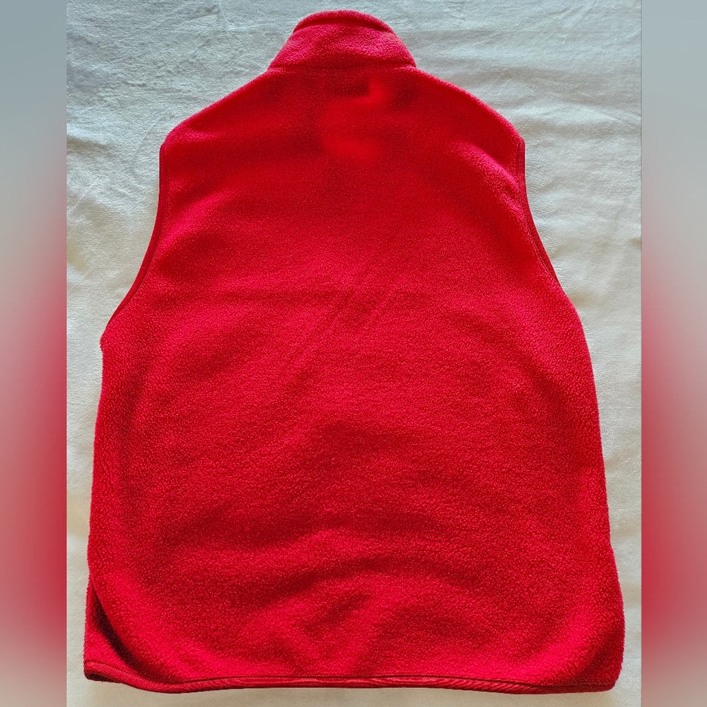 VINTAGE 70's PATAGONIA SYNCHILLA VEST STYLE 25182 WOMENS MEDIUM RED ZIP UP - Picture 7 of 15